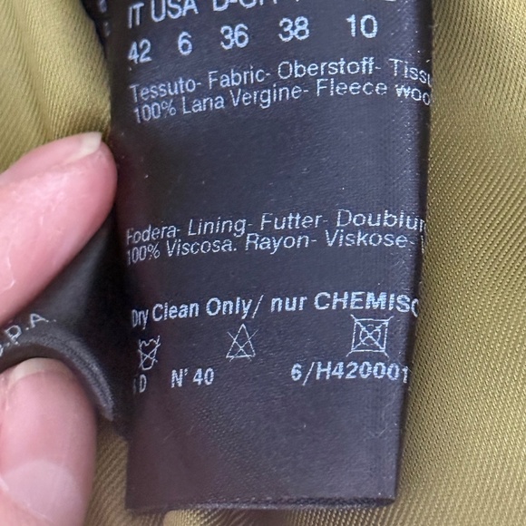 Cinzia Rocca Icona Envelope Collar in Vibrant Green, Size 6 - Picture 16 of 16